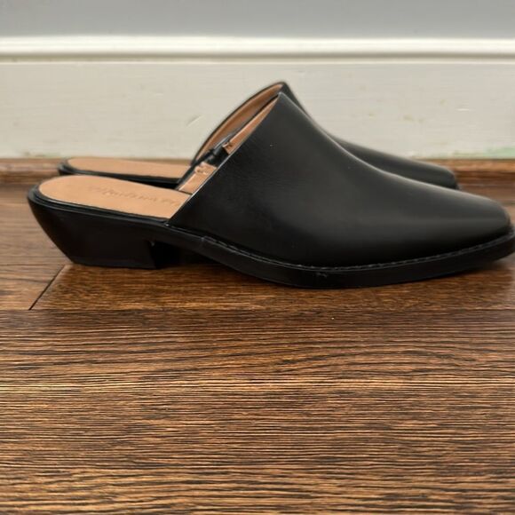 Brand New Madewell Real Leather Black Jesse Western Mule - Size 7.5 - Picture 5 of 8